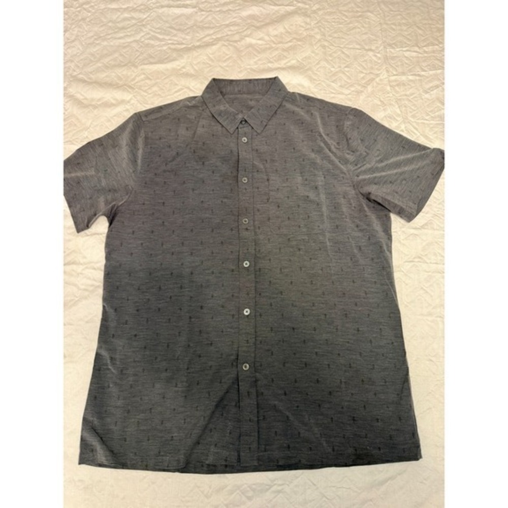 Vuori‎ Bridge Button Down XXL Slate Blue V184 Stretch Performance UPF 30 Shirt